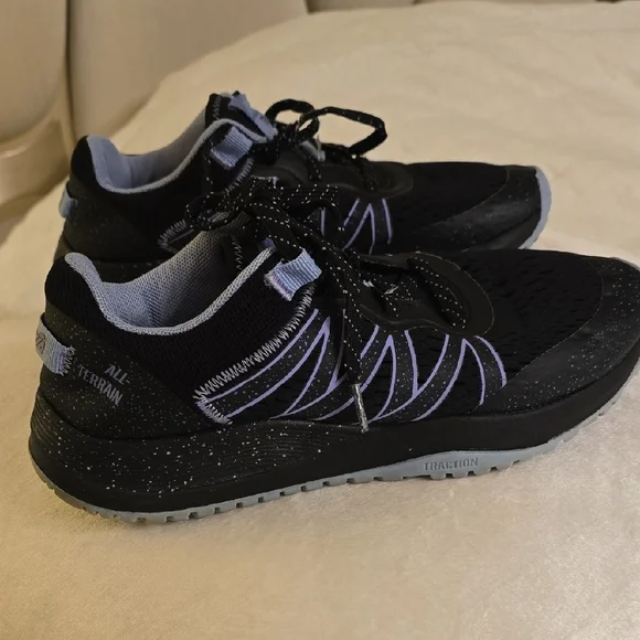 Avia Black and Purple Women's Sneakers - Picture 3 of 14